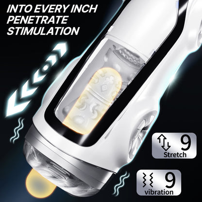 Night Sakura Bluetooth Super Run Airplane Men's Cup Simulation Yin Stretching Fully Automatic Masturbator Adult Sex Toy