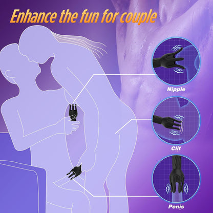 Octopus turtle head massager, male penis exercise device, vibrating masturbator, couple shared adult product