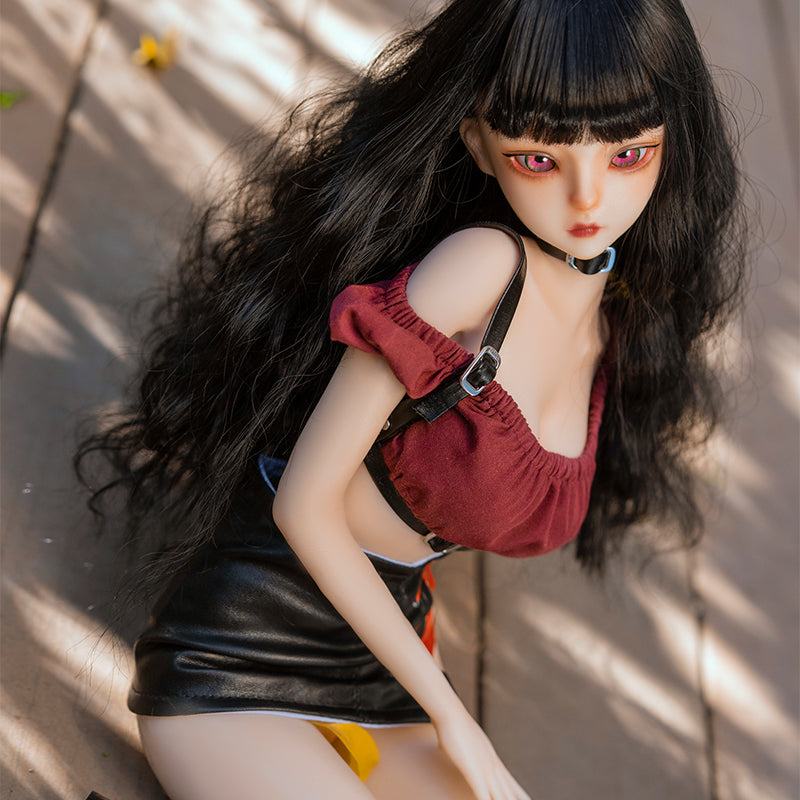 Anime silicone doll bjd three part 60cm small entity puppet male pluggable sexy beauty simulation manual