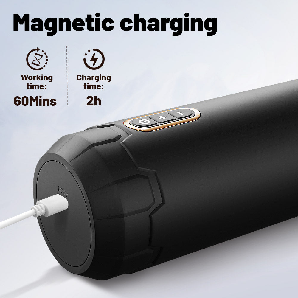 Freedom Automatic Rechargeable Vibrating Suction Cup Massager for Men - Self-pleasure Adult Sexual Toy