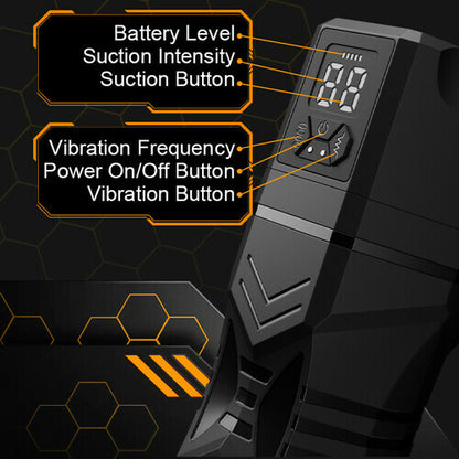 【Tighter Than Ever】Captain Titan – Masturbator with 5 Suction Levels, 9 Vibration Modes, Realistic Riding & Squeezing Ac