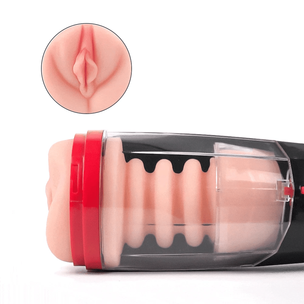 【Free Lube】Roka - Lifelike Automatic 5 Thrusting 10 Vibrating Vocable Masturbator