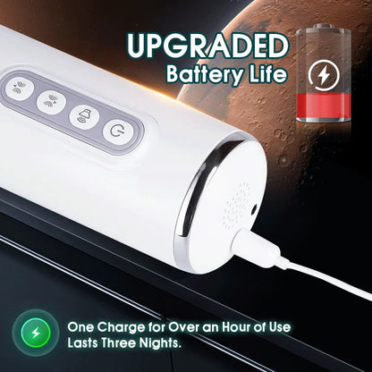 【50% Off】Leten Automatic Masturbator 10 Squeezing Sucking Vibrating Sensations  Free Lube Male Sex Toy