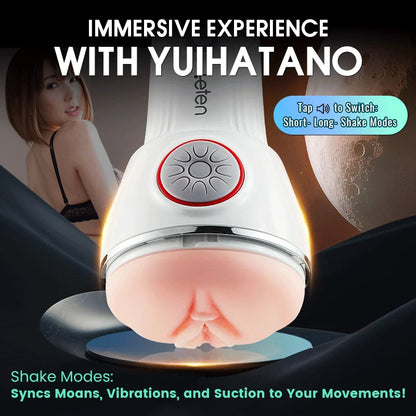 【50% Off】Leten Automatic Masturbator 10 Squeezing Sucking Vibrating Sensations  Free Lube Male Sex Toy