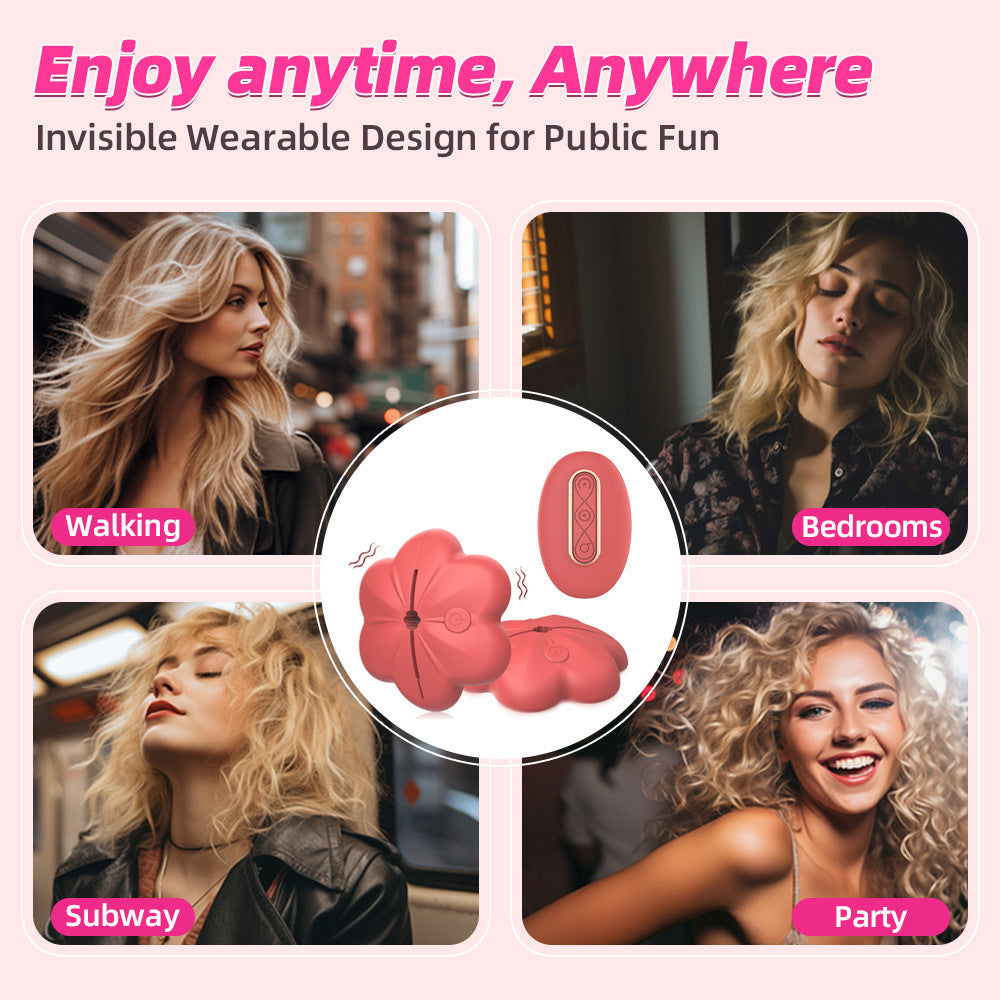 Hot Selling Misty Vibration Clamp Remote Control Multi Speed Breast Massager Adult Toy