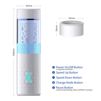 Private Enjoyment Fun OmySky Knife Kite Male Bluetooth Rechargeable Rotating Fully Smart Electric Vibrator