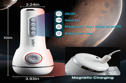 【50% Off】Leten Automatic Masturbator 10 Squeezing Sucking Vibrating Sensations  Free Lube Male Sex Toy