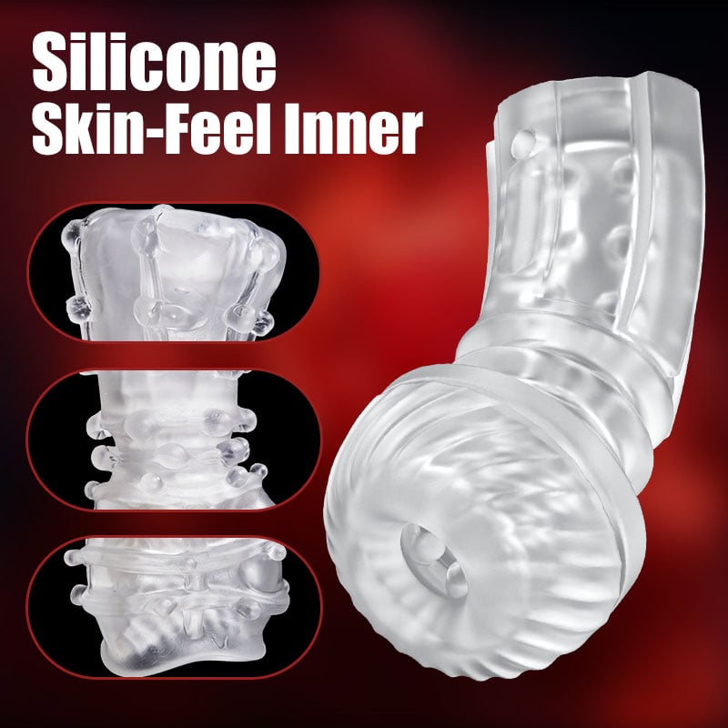 Newvibe 5 Rotating 5 Sucking 7 Vibrating Masturbator & Training 2 IN 1 Adult Toys