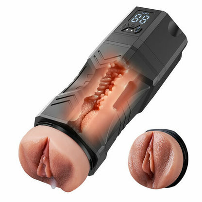 【Tighter Than Ever】Captain Titan – Masturbator with 5 Suction Levels, 9 Vibration Modes, Realistic Riding & Squeezing Ac