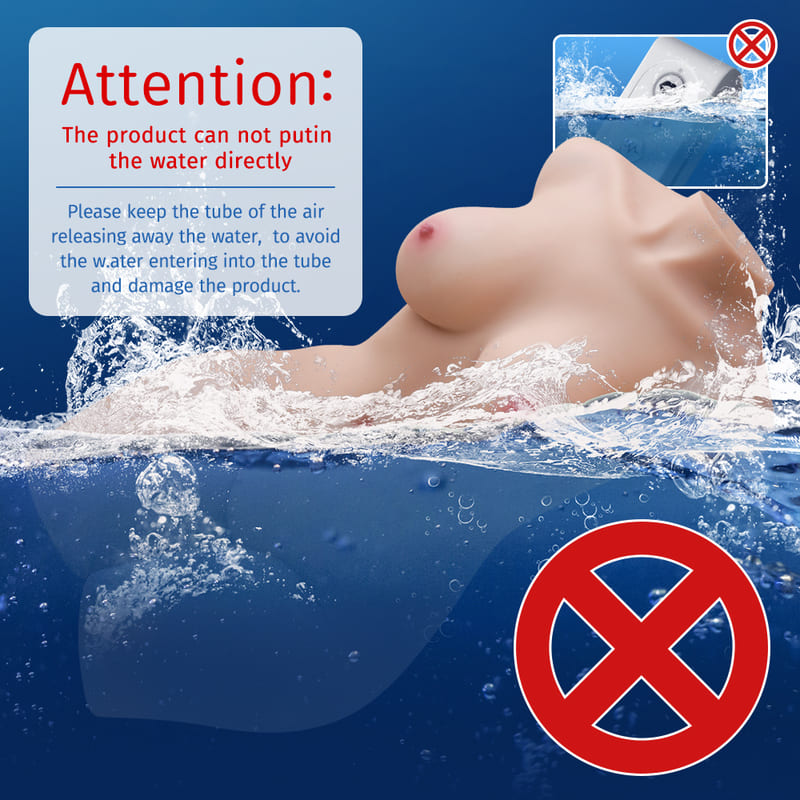 Isabella 35.27lbs 【Electric Huge Sex Torso】 5 Vibration And 3 Suction Modes Dual Channel Realistic Doll