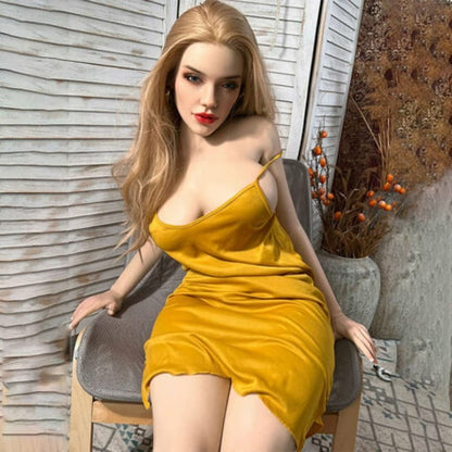 【60% Off】【48H Shipping】Evelyn Luxury 167cm 1:1 Silicone Head With Tpe Body Realistic Sex Doll