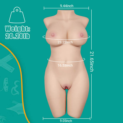 Newvibe 20.28 lbs E Cup Realistic Tender Male Masturbator