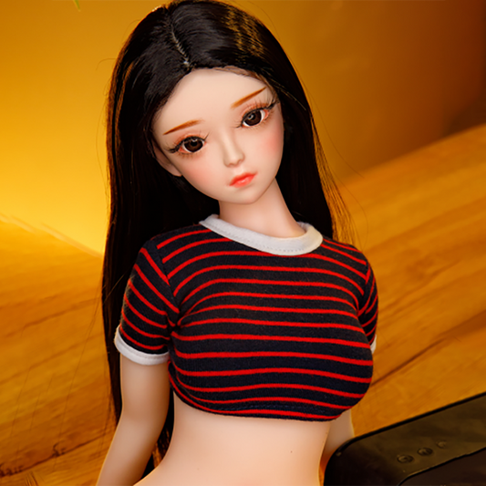 Full body solid doll inverted 1:1 small figurine doll that can be inserted into adult sexual products masturbator