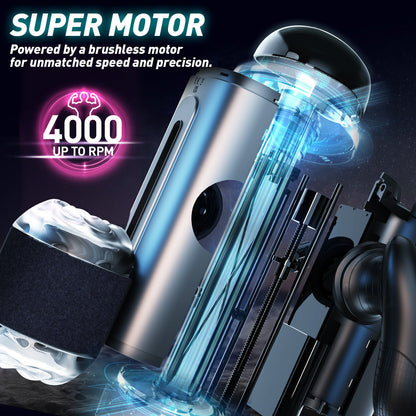 Powerful Electric Male Sex Toy with Telescopic Handle for Long Distance Use