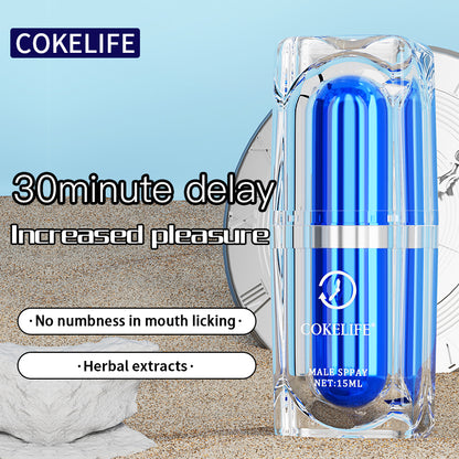 Long Lasting Delay Spray for Men Fast Acting Pleasure Enhancer No Side Effects One Spray Solution