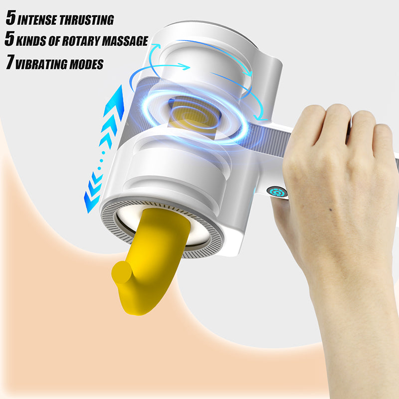 Dreamhorse Thunder God Airplane Cup Telescopic Rotating Vibration Male Masturbator